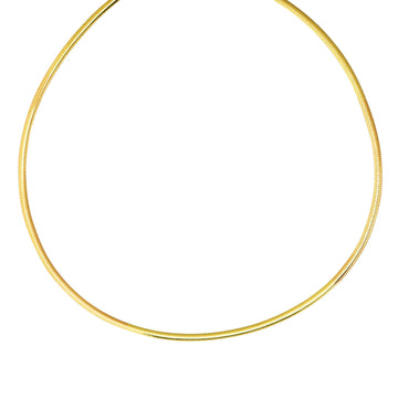14K & Sterling Silver 16 Reversible Omega Basic Chain